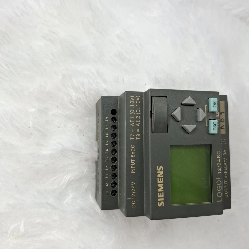 USED WORKING SIEMENS LOGO 6ED1052-1MD00-0BA5 12/24RC DC 12/24V FREE SHIP